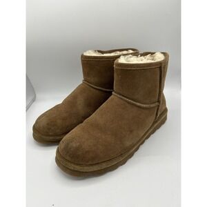 BearPaw Brown Pull On Water Resistant Ankle Chukka Bootie Size 11